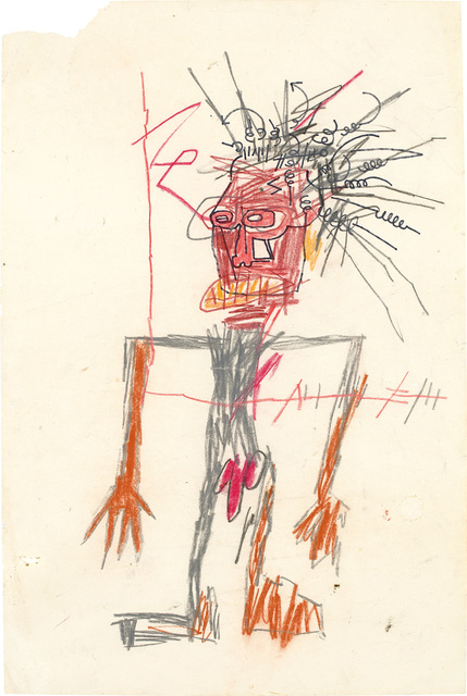 Jean-Michel Basquiat, ‘Untitled (Standing Male Figure)’, circa 1982-1983, Phillips