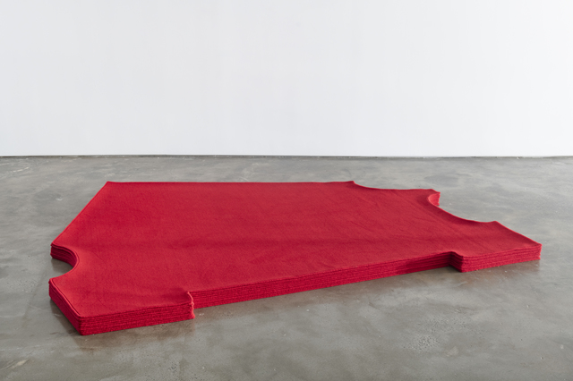 Alberto Garutti, ‘"Spazio vuoto fra mobili"’, Sculpture, 10 layers of carpet, Cassina Projects