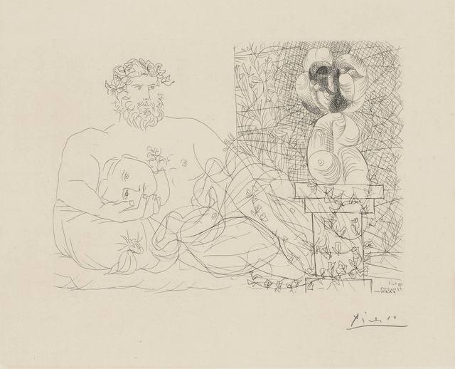 Pablo Picasso, ‘LE REPOS DU SCULPTEUR ET LA SCULPTURE SURRÉALISTE (B. 169)’, 1933, Doyle