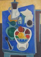 Still Life with Fruit Bowl (with study verso)