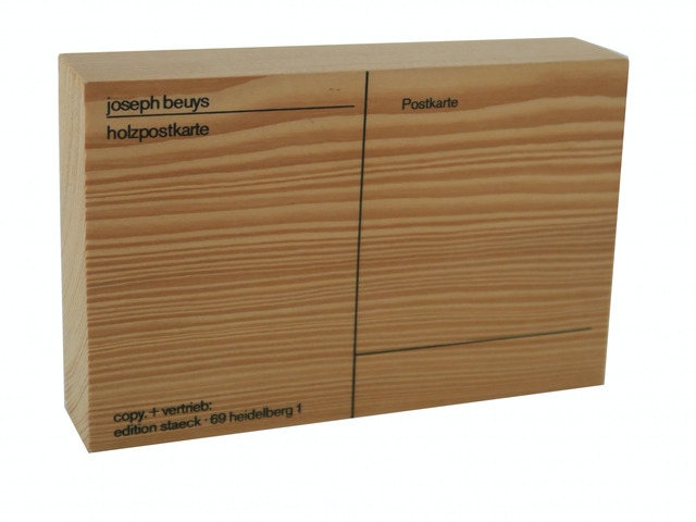 Joseph Beuys, ‘Holzpostkarte/ Wooden Postcard, FIRST EDITION ’, 1974, Alternate Projects