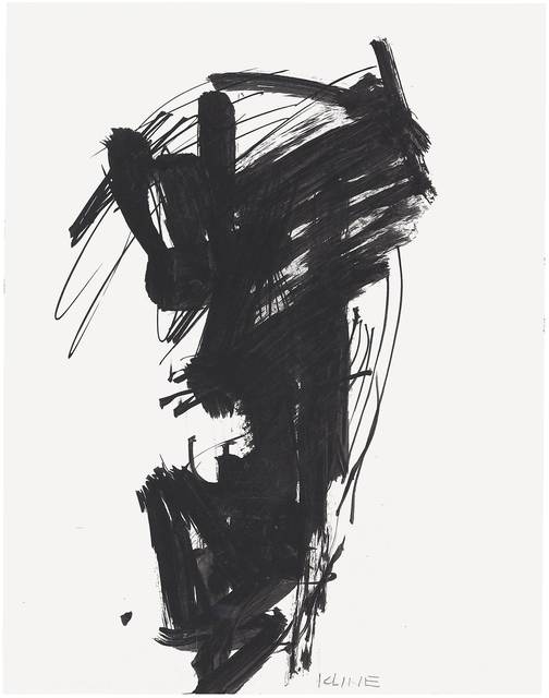 Franz Kline, ‘Untitled’, c. 1950–1959, Drawing, Collage or other Work on Paper, Ink on paper, Gagosian
