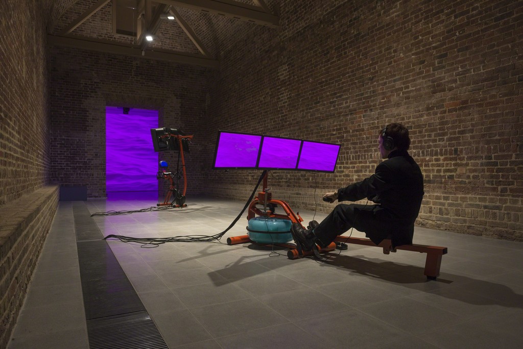 Sondra Perry, Installation view, Typhoon coming on, Serpentine Sackler Gallery, London (6 March – 20 May 2018) © 2018 Mike Din Sondra Perry, Installation view, Typhoon coming on, Serpentine Sackler Gallery, London (6 March – 20 May 2018) © 2018 Mike Din