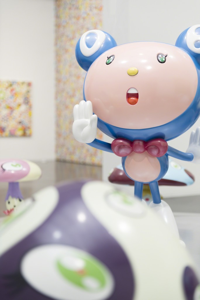 Installation view, Takashi Murakami: The Octopus Eats its Own Leg, MCA Chicago, June 6 – September 24, 2017. Photo: Nathan Keay, © MCA Chicago. Installation view, Takashi Murakami: The Octopus Eats its Own Leg, MCA Chicago, June 6 – September 24, 2017. Photo: Nathan Keay, © MCA Chicago.