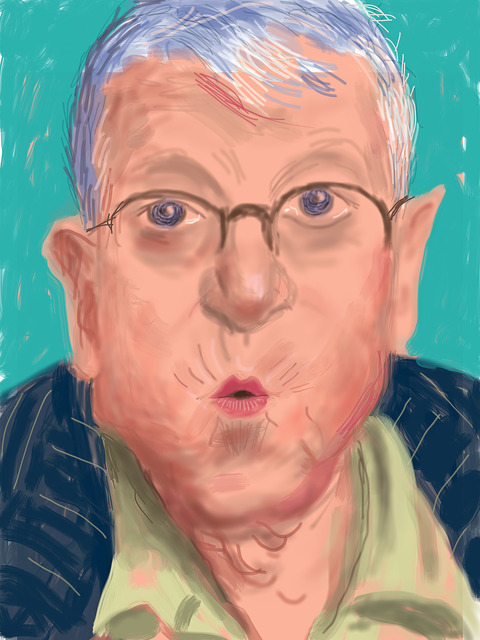 David Hockney, ‘Self-portrait, 25 March 2012, No. 2 (1233)’, 2012, National Gallery of Victoria