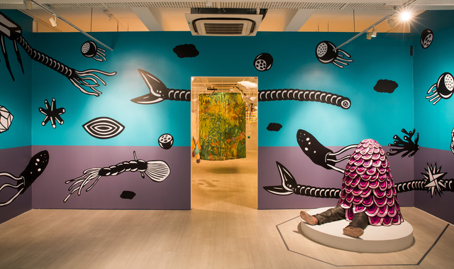 Eko Nugroho, ‘My Wonderful Dream’, 2017, Installation, Wallpaper, fiberglass, paper, plastic, cotton fabric, Singapore Art Museum (SAM)