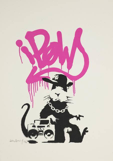 Banksy, ‘Gangsta Rat (Signed Pink Artist Proof)’, ca. 2004, Prescription Art