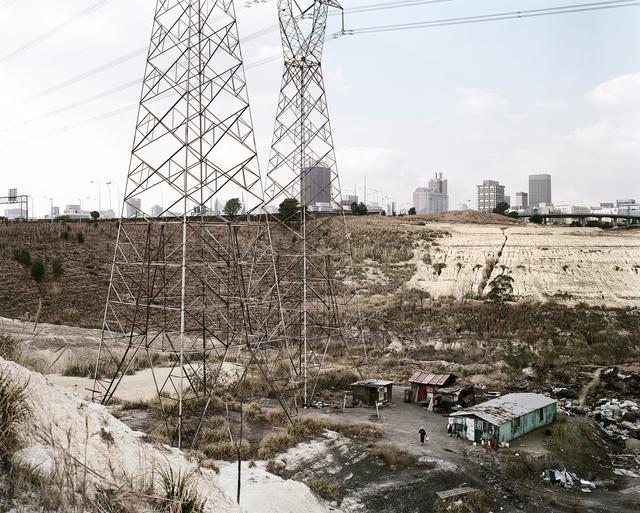 David Goldblatt, ‘Squatter camp, slimes dam and the city from the southwest, Johannesburg. 12 July 2003’, 2003, Goodman Gallery