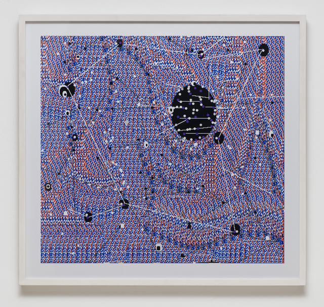 Lee Mullican, ‘Computer Work’, 1982, Equitable Vitrines