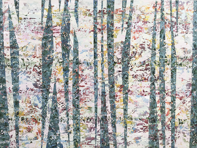 David Skillicorn, ‘Nel Bosco 1-9’, 2019, Painting, Mixed media on canvas, Amy Simon Fine Art