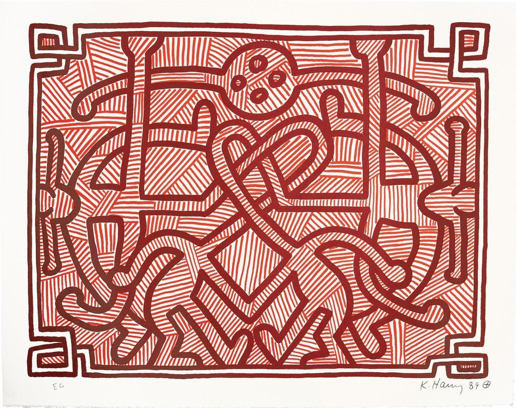 Keith Haring - CHOCOLATE BUDDHA 1-5 (L. PP. 122-125)