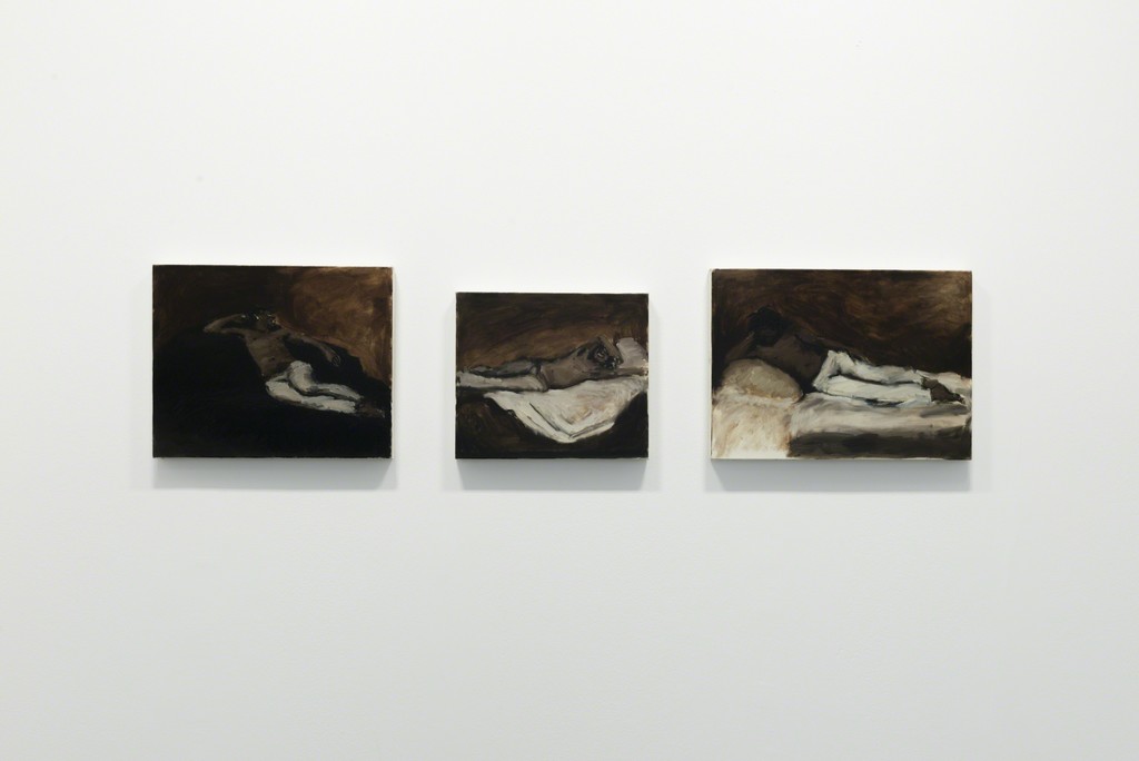 Lynette Yiadom-Boakye, "Yes Officer, No Officer" (2008). Serpentine Gallery. Courtesy of Corvi Mora, London and Jack Shainman Gallery, New York. Lynette Yiadom-Boakye, "Yes Officer, No Officer" (2008). Serpentine Gallery. Courtesy of Corvi Mora, London and Jack Shainman Gallery, New York.