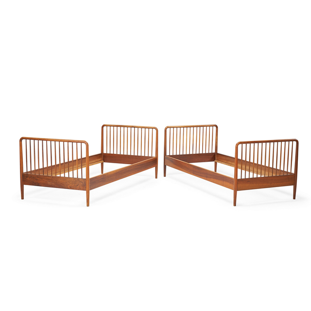 Ole Wanscher, ‘Pair Of Twin Beds, Denmark’, 1950s, Rago/Wright