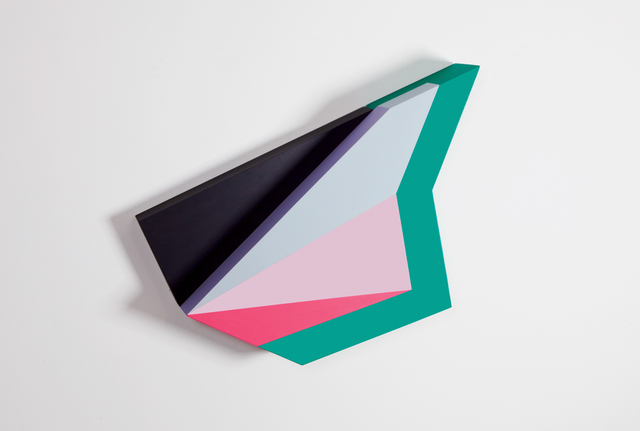 Zin Helena Song, ‘Polygon in Space #21’, 2014, Painting, Mixed media on wood, River
