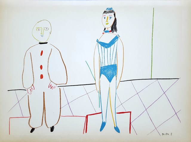 Pablo Picasso, ‘Untitled (Revue Verve)’, 1954, Print, Lithograph, Graves International Art