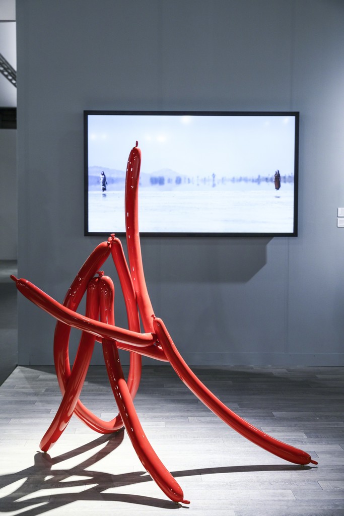 Installation view of Tina Kim Gallery at Art Basel Miami Beach 2016. Photo copyright Charles Roussel and Ocula Installation view of Tina Kim Gallery at Art Basel Miami Beach 2016. Photo copyright Charles Roussel and Ocula