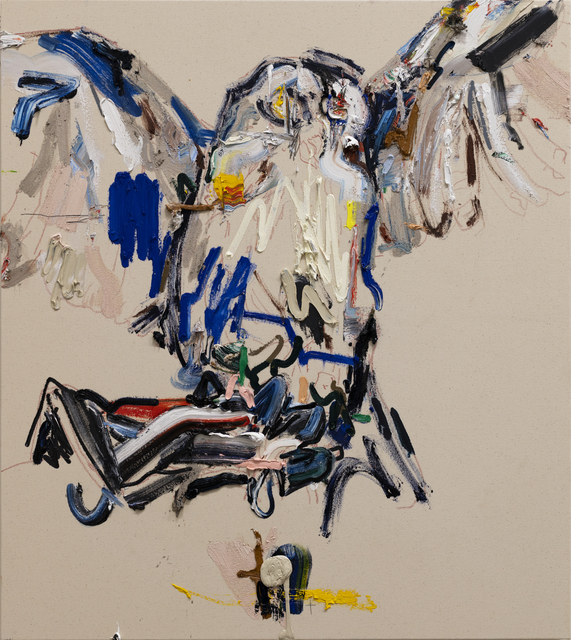 John Copeland, ‘I Wonder What The Future Holds’, 2019, Painting, Oil on raw canvas, V1 Gallery
