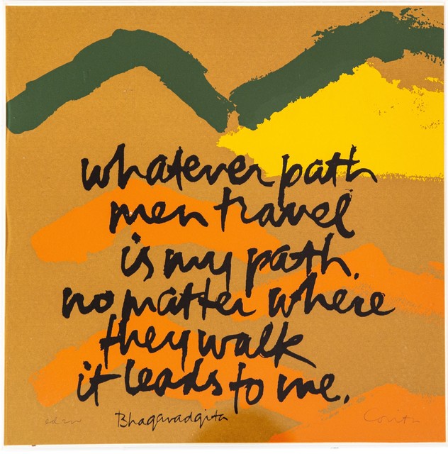 Corita Kent, ‘Whatever Path ’, 1978, Print, Serigraph on paper, Fine Art Advisory