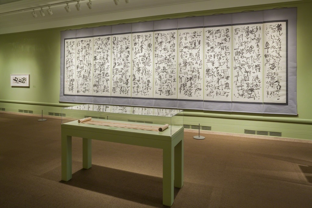 Installation view of Calligraphic Abstraction, 2015. Courtesy Seattle Art Museum. Installation view of Calligraphic Abstraction, 2015. Courtesy Seattle Art Museum.