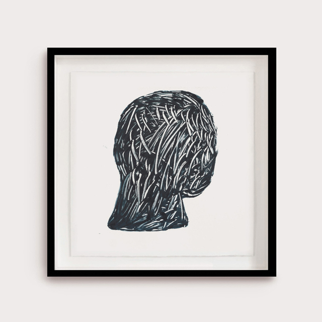 Henry Hussey, ‘Buried V’, 2019, Painting, Oil-Based Monotype on Paper, Anima Mundi