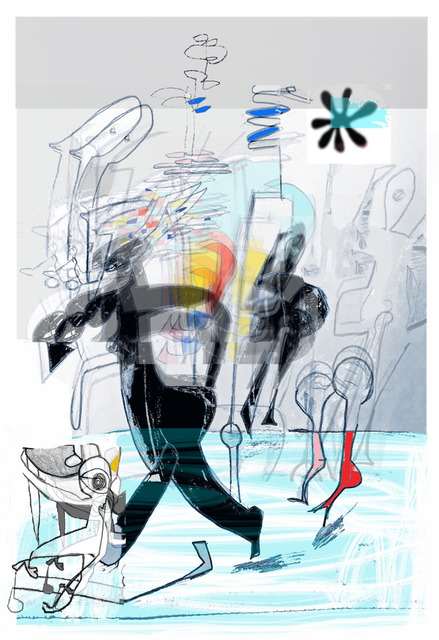 Isabel Brinck, ‘Ludic’, 2019, Painting, Mixed media on paper, Fine Art Maya
