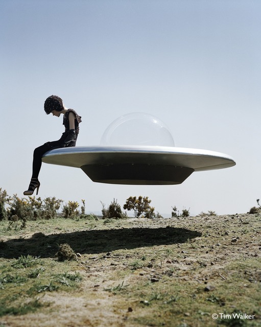 Tim Walker, ‘Kinga Rajzak on flying saucer, Eglingham Hall, Northumerland ’, 2009, Michael Hoppen Gallery