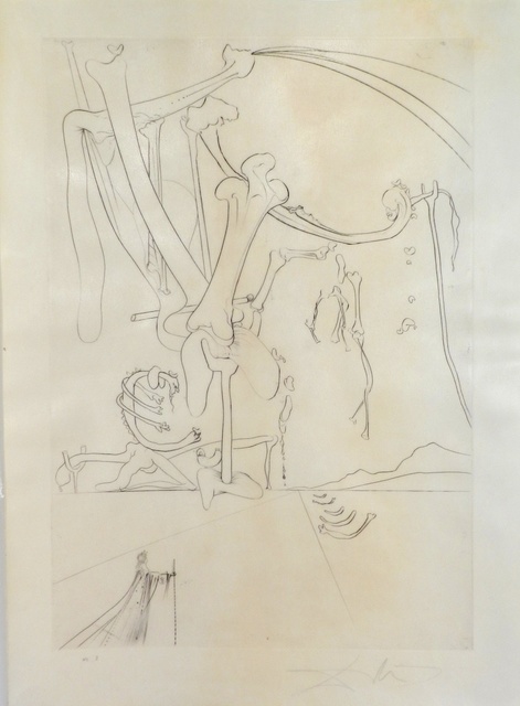 Salvador Dalí, ‘Roi, je t’attends a Babylone Des Rois Pendus aux Arbes...’, 1973, Fine Art Acquisitions