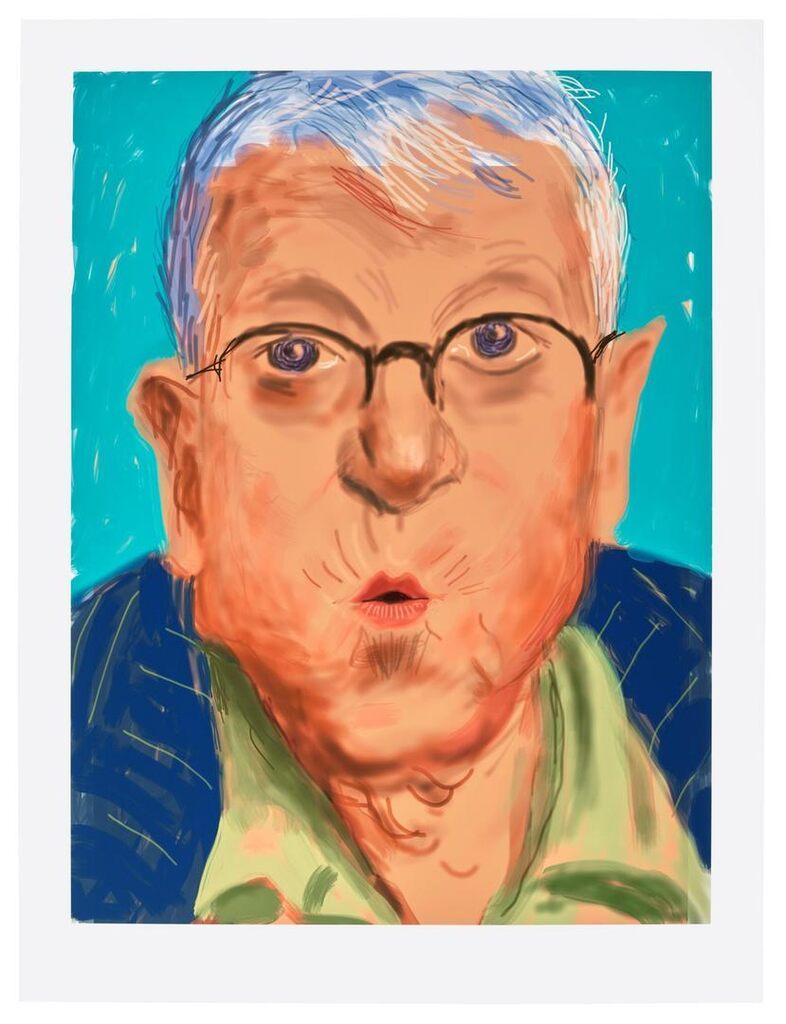 David Hockney - Self Portrait, 25 March 2012