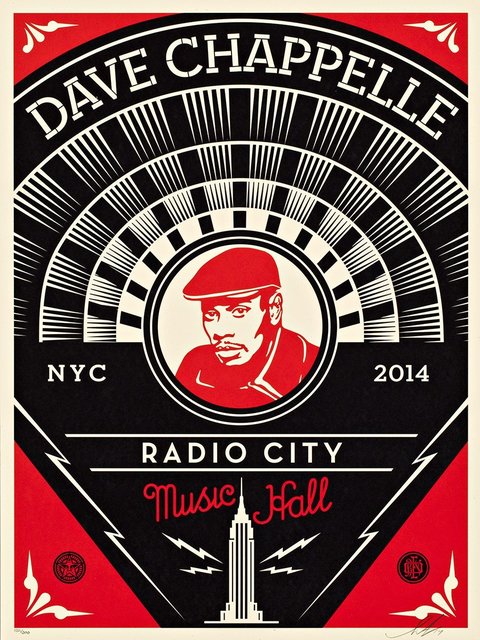 Shepard Fairey, ‘Dave Chapelle’, 2014, AYNAC Gallery