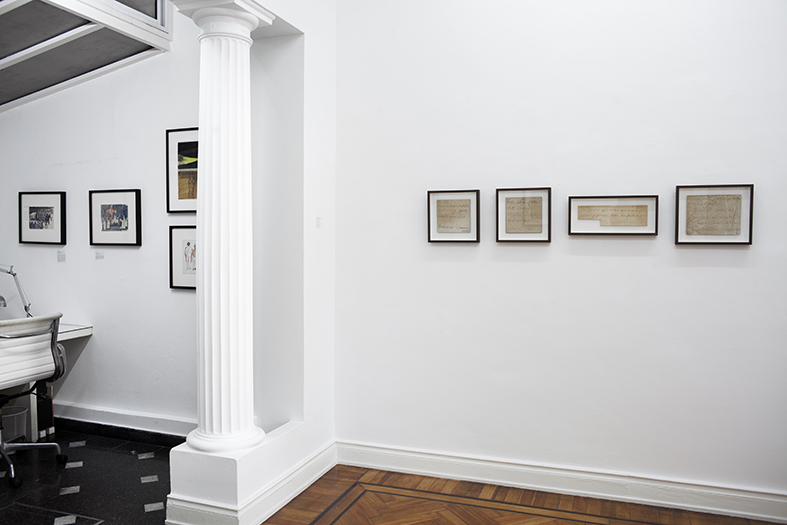 Exhibition view with works Federico Manuel Peralta Ramos. On far left, Antonio Berni. Exhibition view with works Federico Manuel Peralta Ramos. On far left, Antonio Berni.