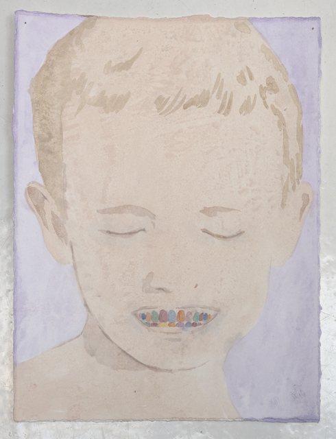 James Rielly, ‘New teeth’, 2020, Painting, Watercolour on paper, Alzueta Gallery