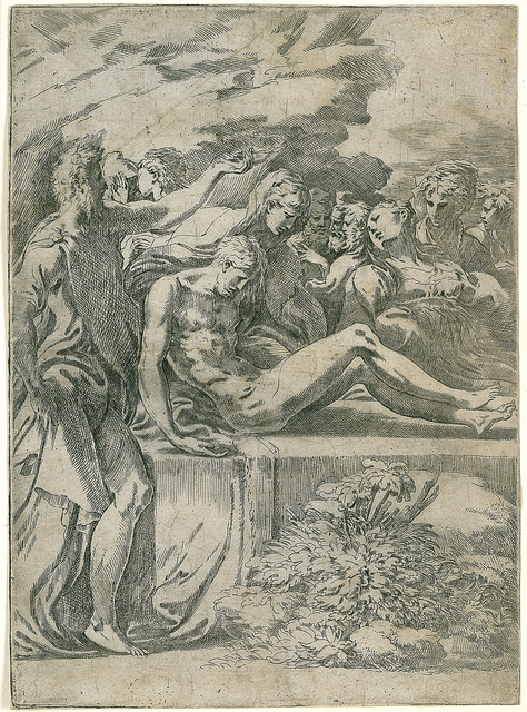 Francesco Mazzola, called Parmigianino, ‘The Entombment of Christ’, 1527, Blanton Museum of Art
