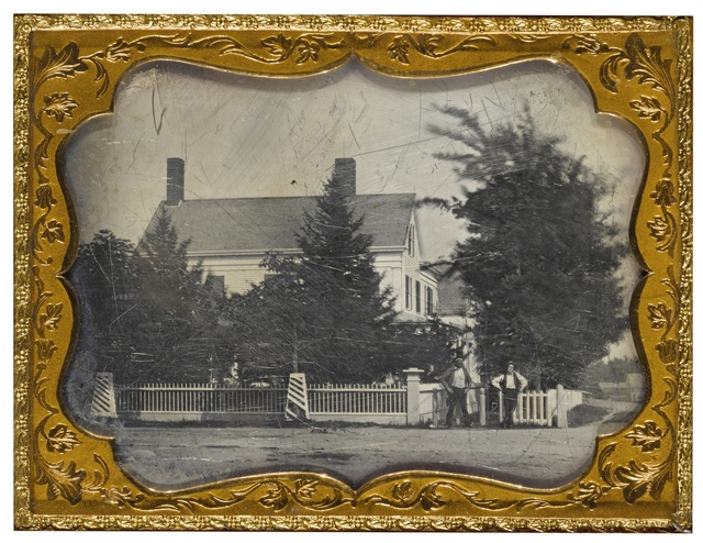 Anonymous American Photographer, ‘Men in Front of Picket Fence’, 1850s, Sotheby's