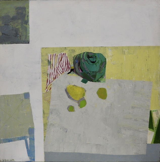 Gabriel Godard, ‘Nature morte au chou’, 1973, Painting, Oil on canvas, Artioli Findlay