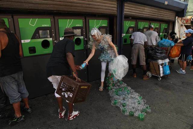 Dominique Paul, ‘Increasing Revenue Gap Dress at 125th Street Bottle Depot, Harlem, New York’, 2015, MIYAKO YOSHINAGA