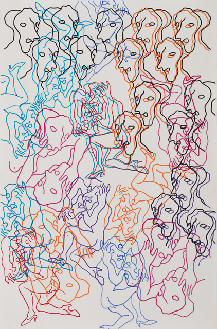 Carlos Amorales, ‘Orgía de Narcisos 8’, 2019, Galeria Solo / Eva Albarran & Christian Bourdais