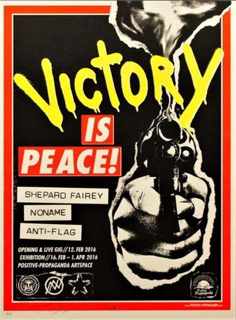 Shepard Fairey, ‘Victory is Peace’, 2016, AYNAC Gallery