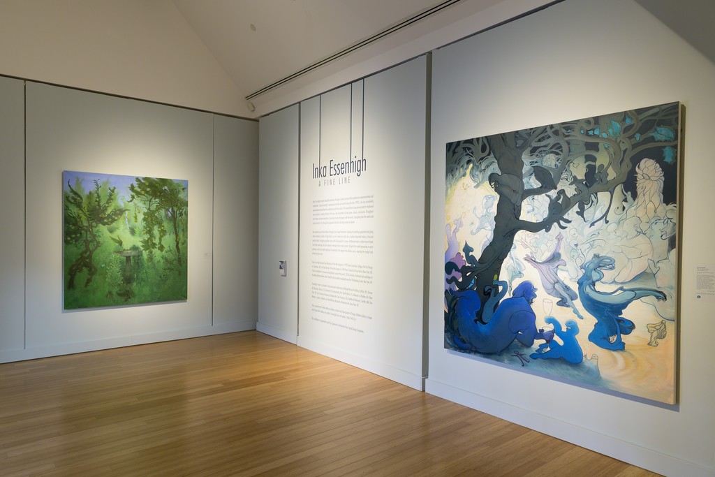 Inka Essenhigh: A Fine Line at the Virginia Museum of Contemporary Art. Photograph by Echard Wheeler Inka Essenhigh: A Fine Line at the Virginia Museum of Contemporary Art. Photograph by Echard Wheeler