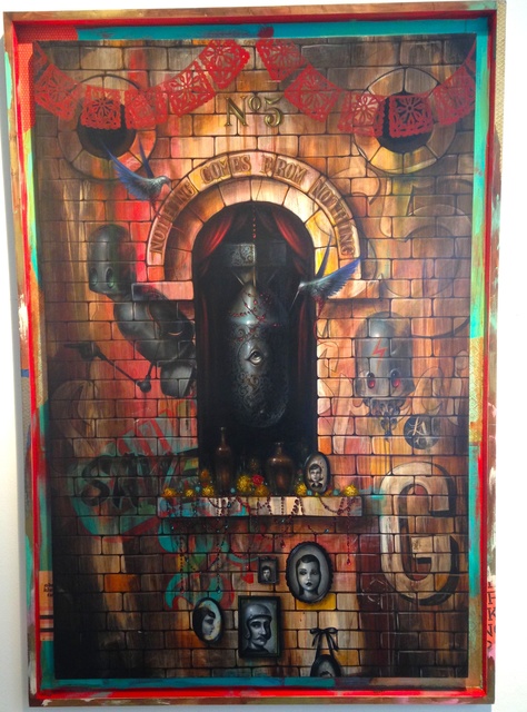 Johnny Rodriguez (KMNDZ), ‘Nothing Comes From Nothing’, 2012, Painting, Acrylic on panel, KP Projects