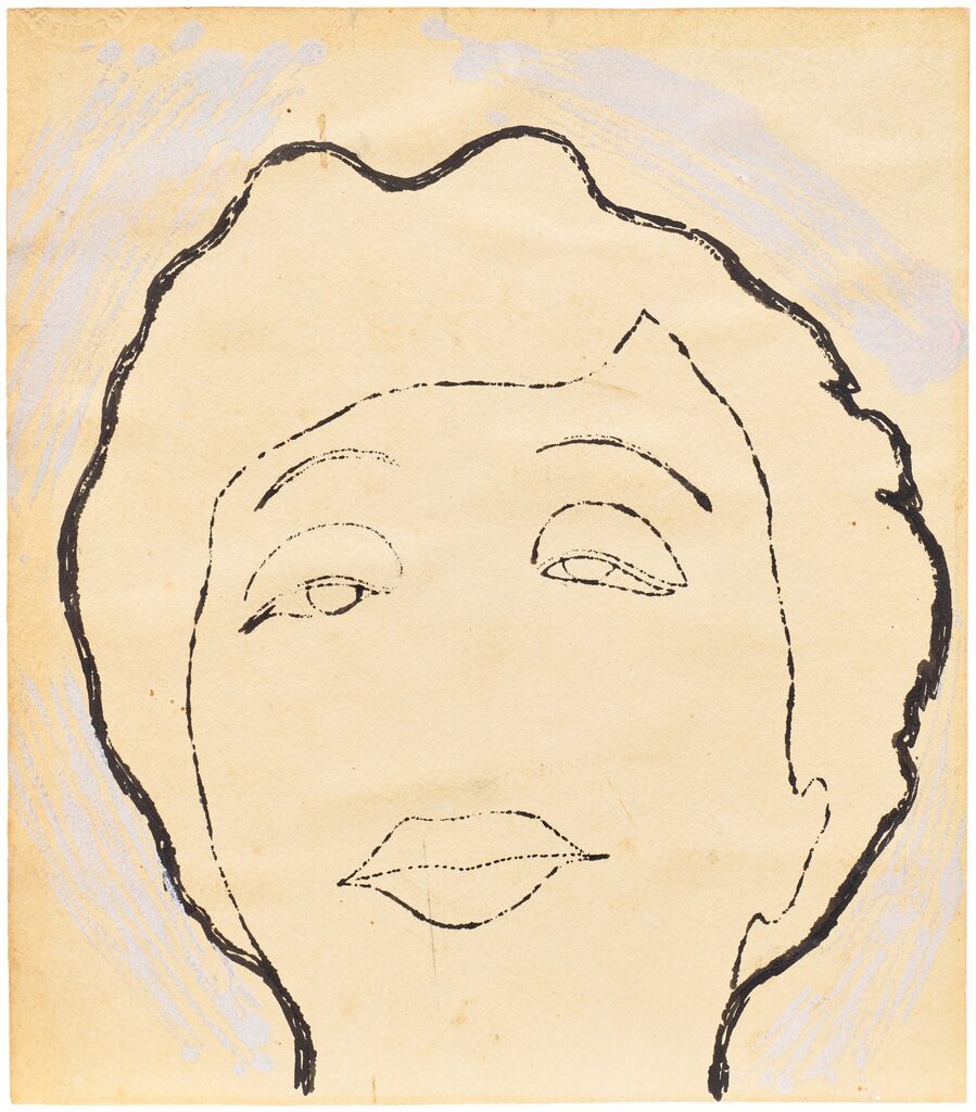 Andy Warhol - Head of a Woman