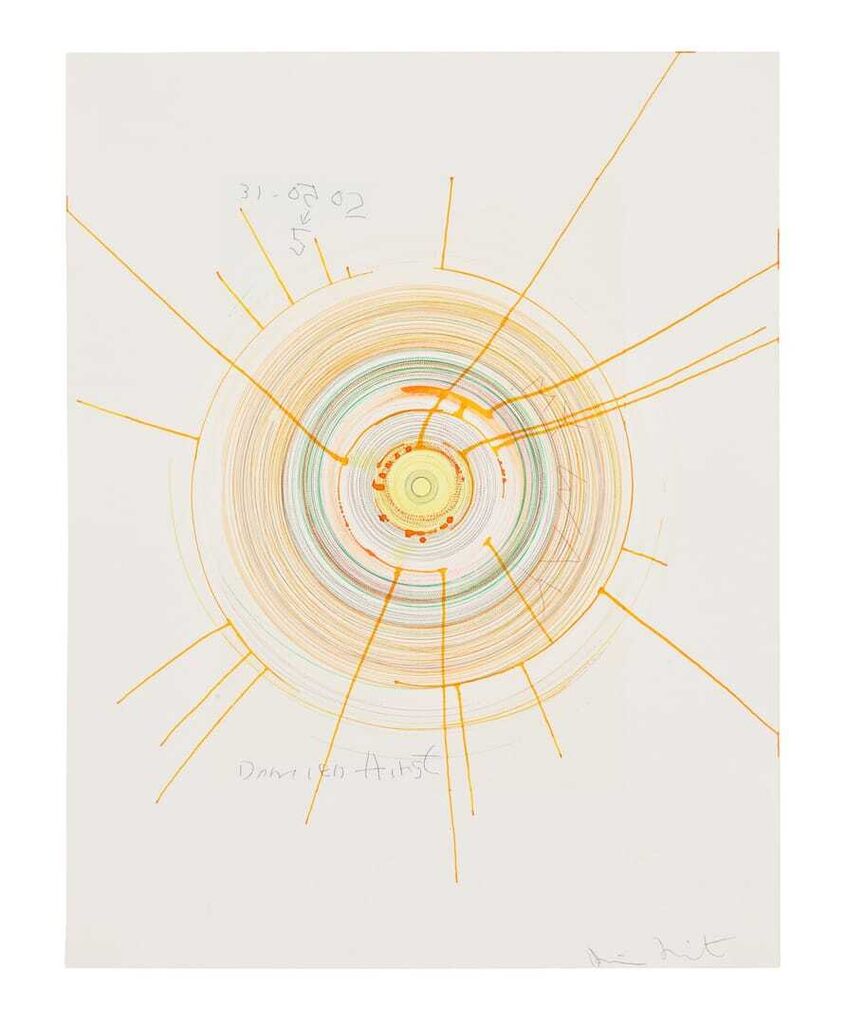 Damien Hirst - My Way, from in a spin, the action of the world on things, vol. I
