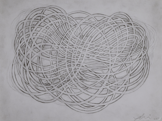 Linda Fleming, ‘Gouache Wall Drawing (graphite)’, 2017, Robischon Gallery