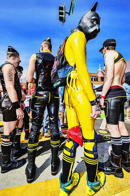 Mitchell Funk, ‘Folsom Street Fair. BDSM Leather Event #6’, 2015, Photography, Chromogenic archival print, Robert Funk Fine Art