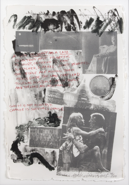 Robert Rauschenberg, ‘Jimmy Carter Inaugural’, 1977, Julien's Auctions