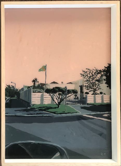 Isabella Kuijers, ‘Topiary, Caledon’, 2019, Painting, Acrylic on glass, 99 Loop Gallery