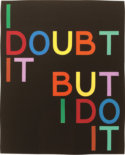 Tauba Auerbach, ‘I Doubt It/But I Do It I’, 2008, Phillips