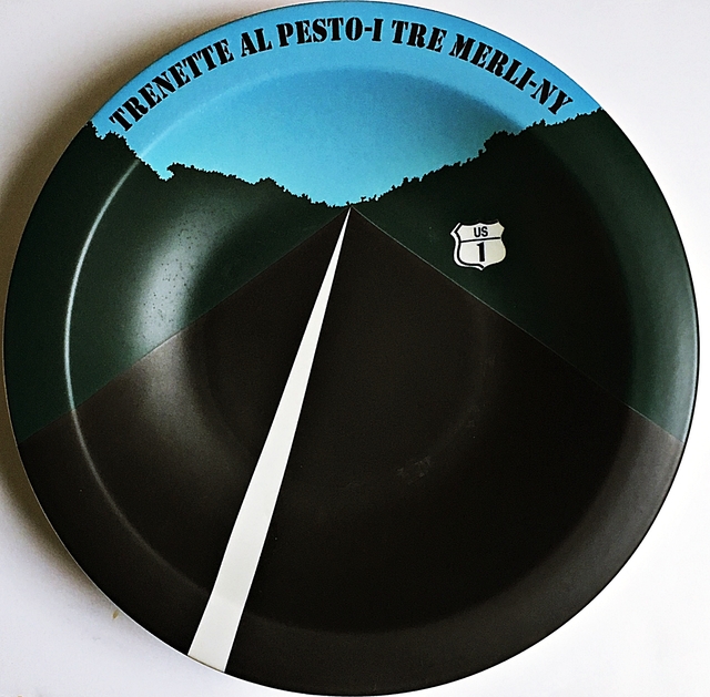Allan D'Arcangelo, ‘Trenette Al Pesto - I Tre Merli - New York, NY’, 1998, Alpha 137 Gallery