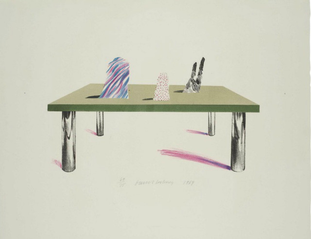 David Hockney, ‘Glass Table with Objects’, 1969, Kunzt Gallery