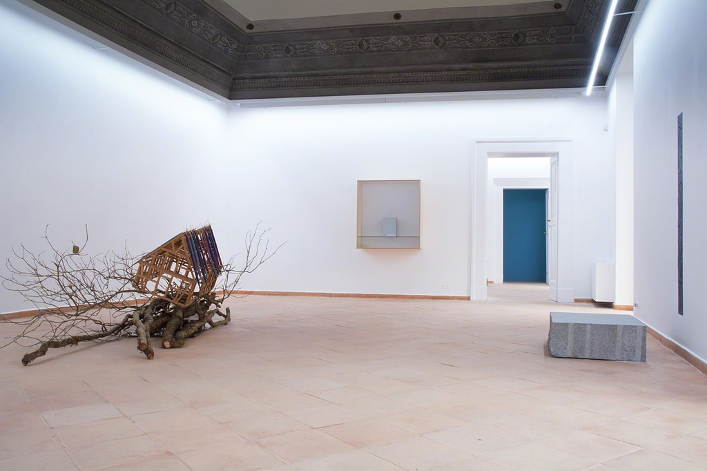 Giovanni Anselmo - Lothar Baumgarten - Haim Steinbach, installation view Giovanni Anselmo - Lothar Baumgarten - Haim Steinbach, installation view