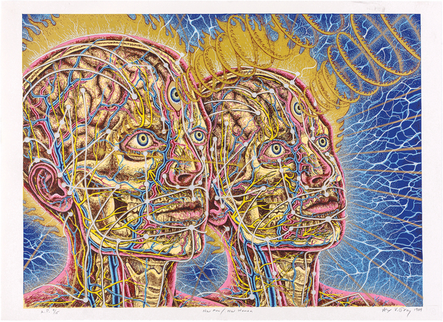 Alex Grey New Man New Woman 1984 Artsy